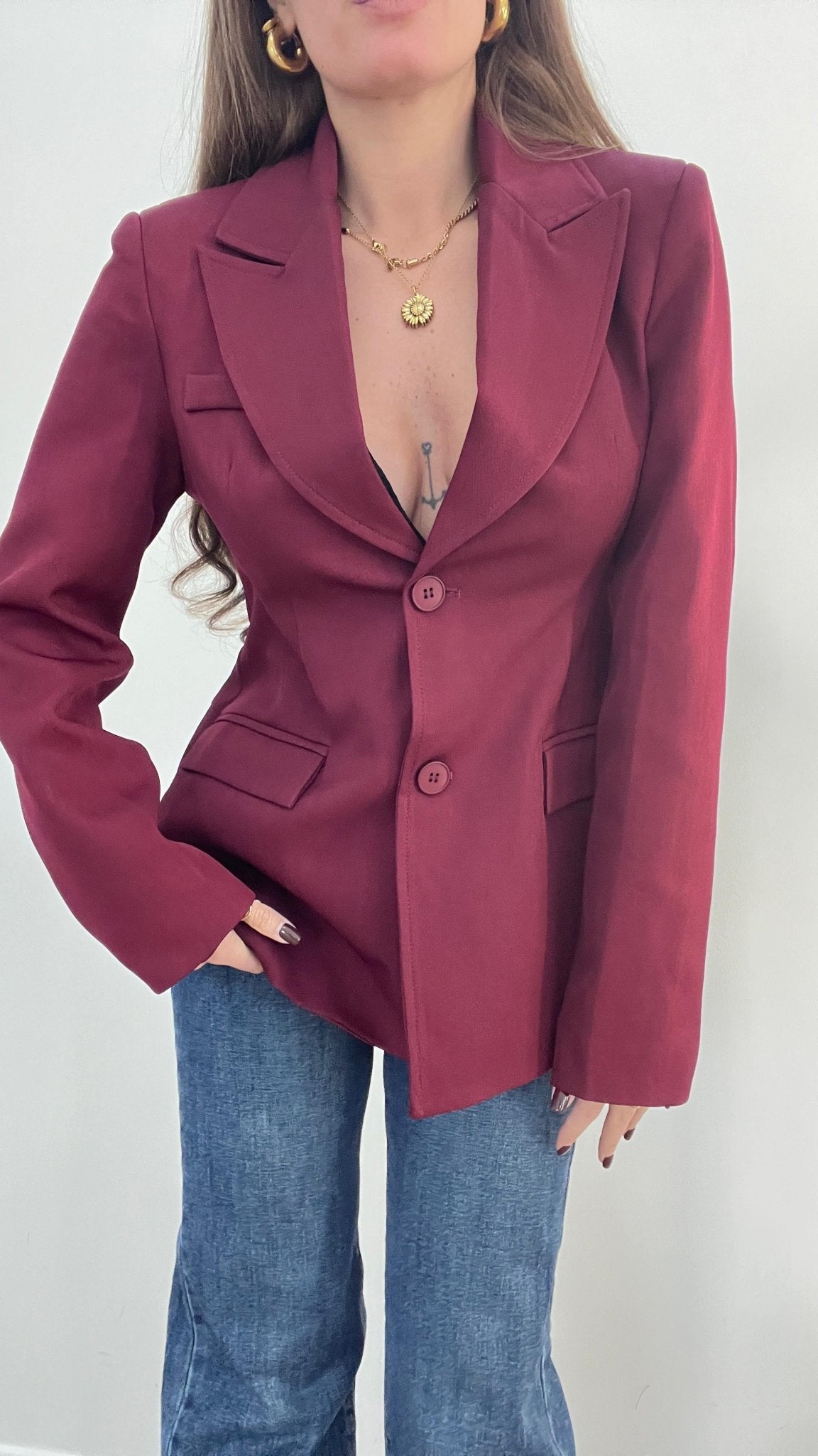 Blazer Mia 6399(bordeaux) - Frida Shop