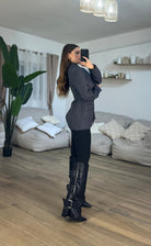 Blazer Mia 6399(grigio) - Frida Shop