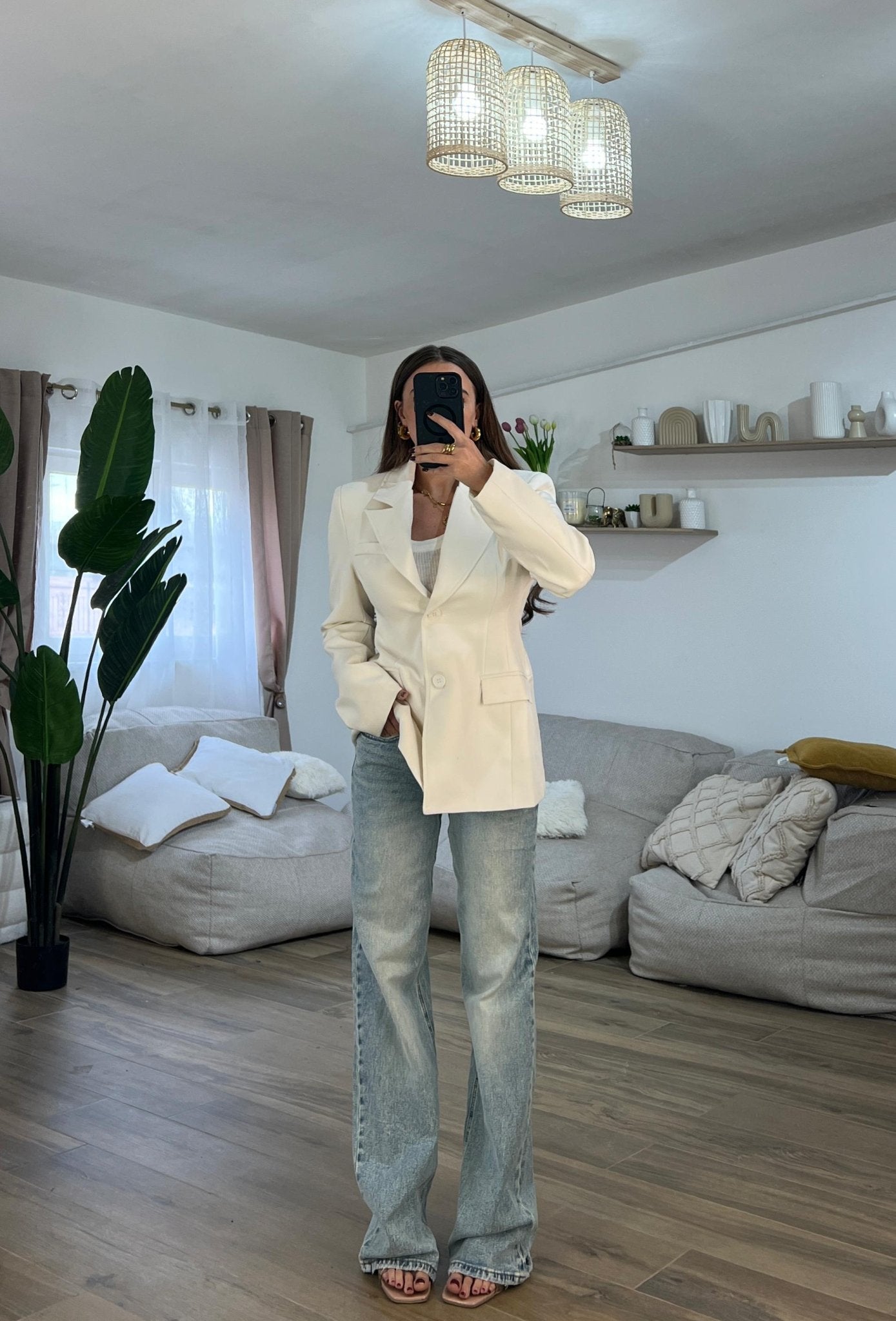 Blazer Mia 6399(panna) - Frida Shop