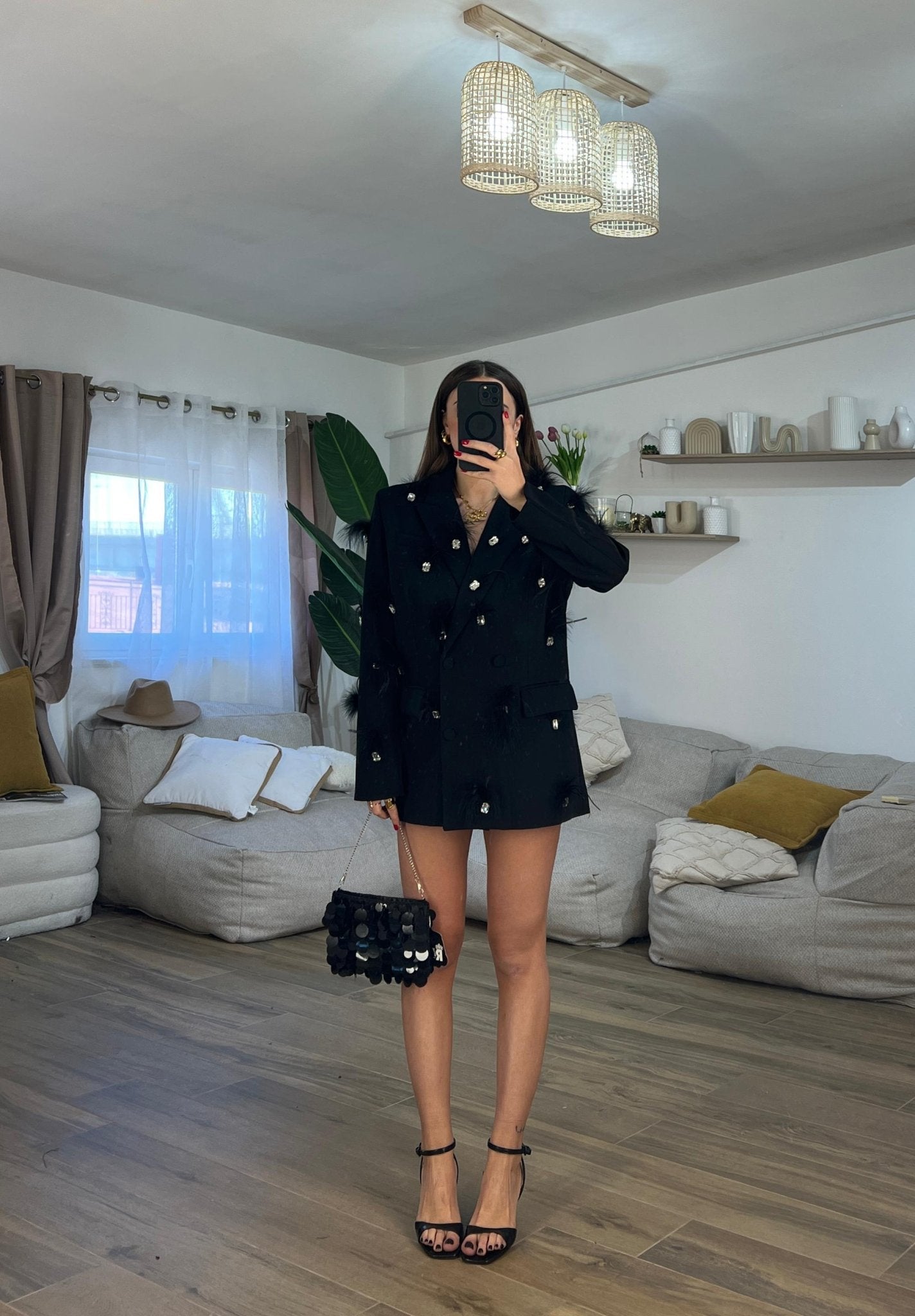 Blazer Plume 9599 (nero) - Frida Shop