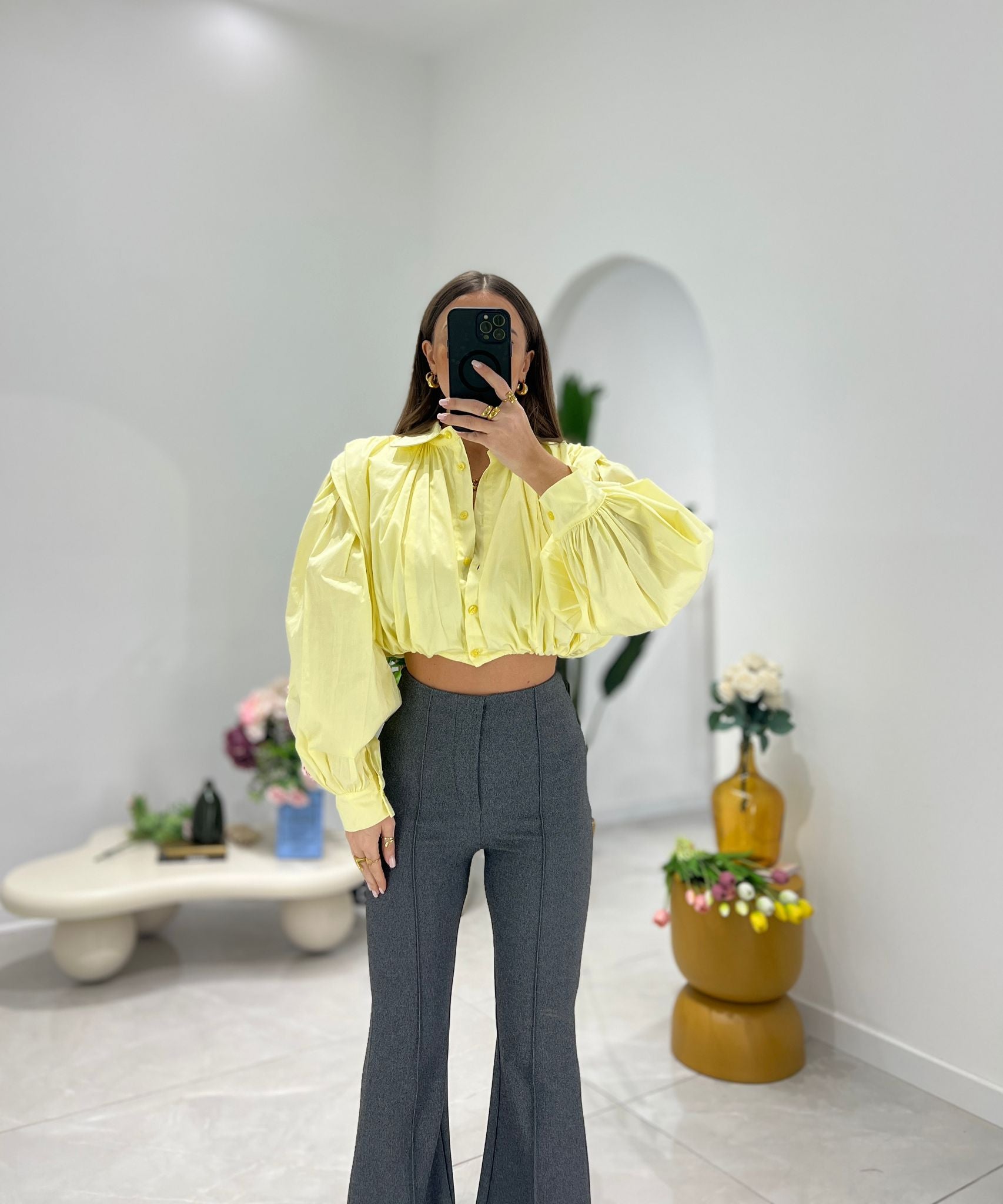 Blusa Corinne 6749 (giallo) - Frida Shop