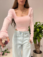 Body Nylon 13377 (rosa) - Frida Shop