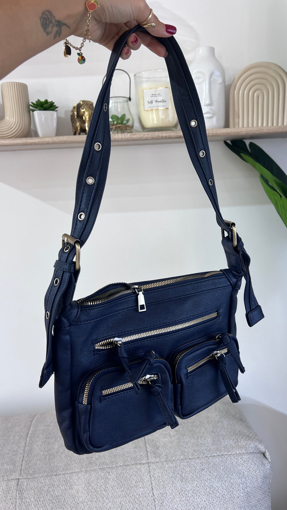 Borsa Daiana 5252 blu - Frida Shop