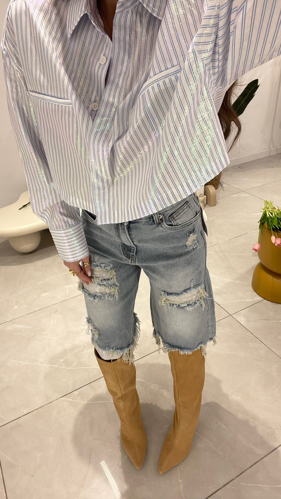 Camicia by Lumina 240314 (celeste) - Frida Shop