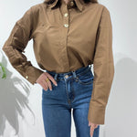 Camicia by Lumina 240399 (marrone) - Frida Shop