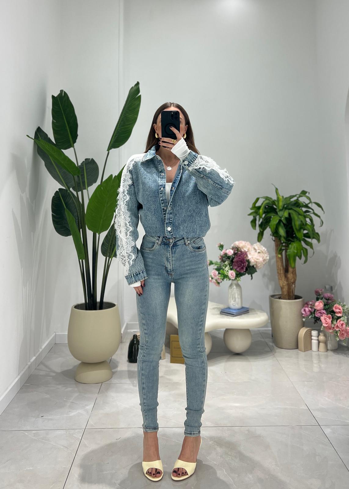 Camicia Greta FR - 127100 - DENIM - Frida Shop