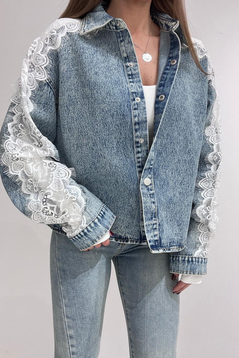 Camicia Greta FR - 127100 - DENIM - Frida Shop