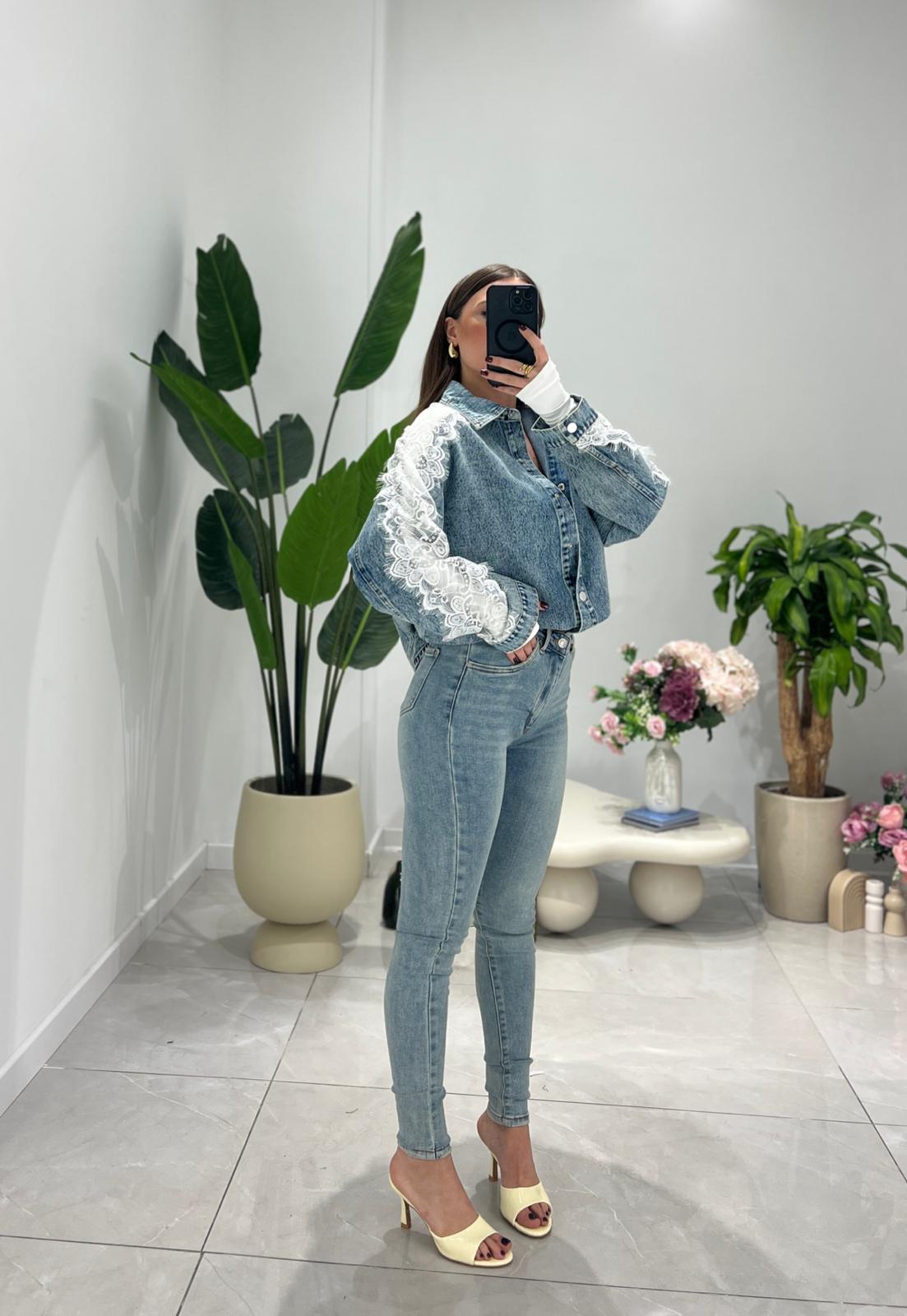 Camicia Greta FR - 127100 - DENIM - Frida Shop