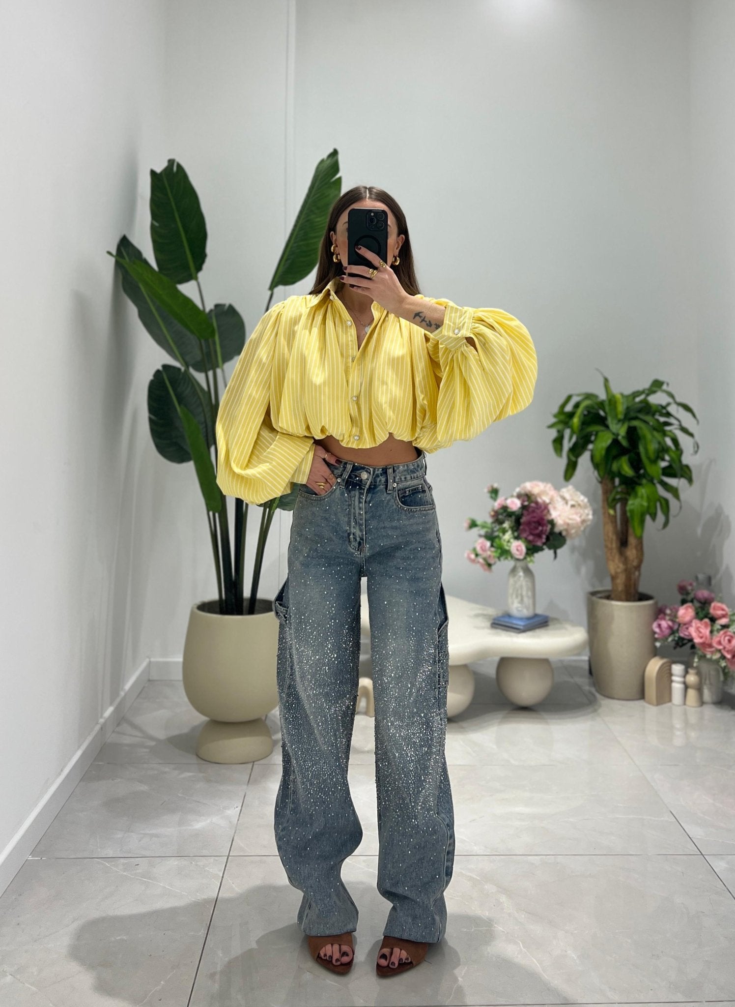 Camicia Katia FR - 175 - GIALLO - Frida Shop