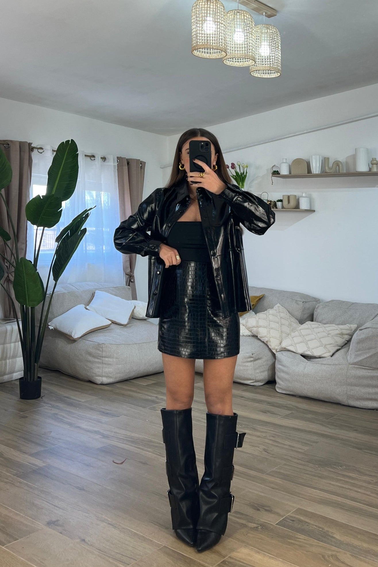 Camicia katrine 9623 (nero) - Frida Shop