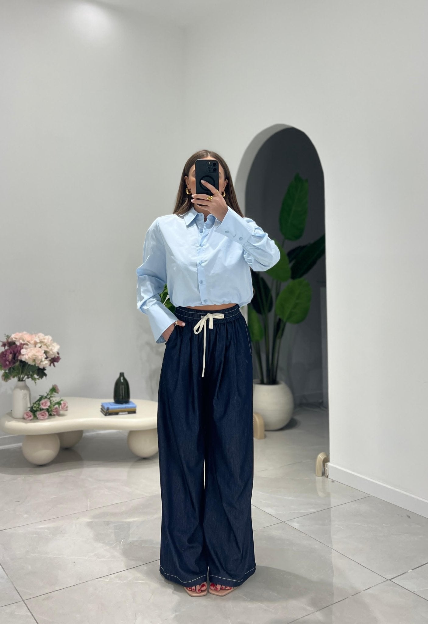 Camicia Mia 4772 (Azzurro) - Frida Shop