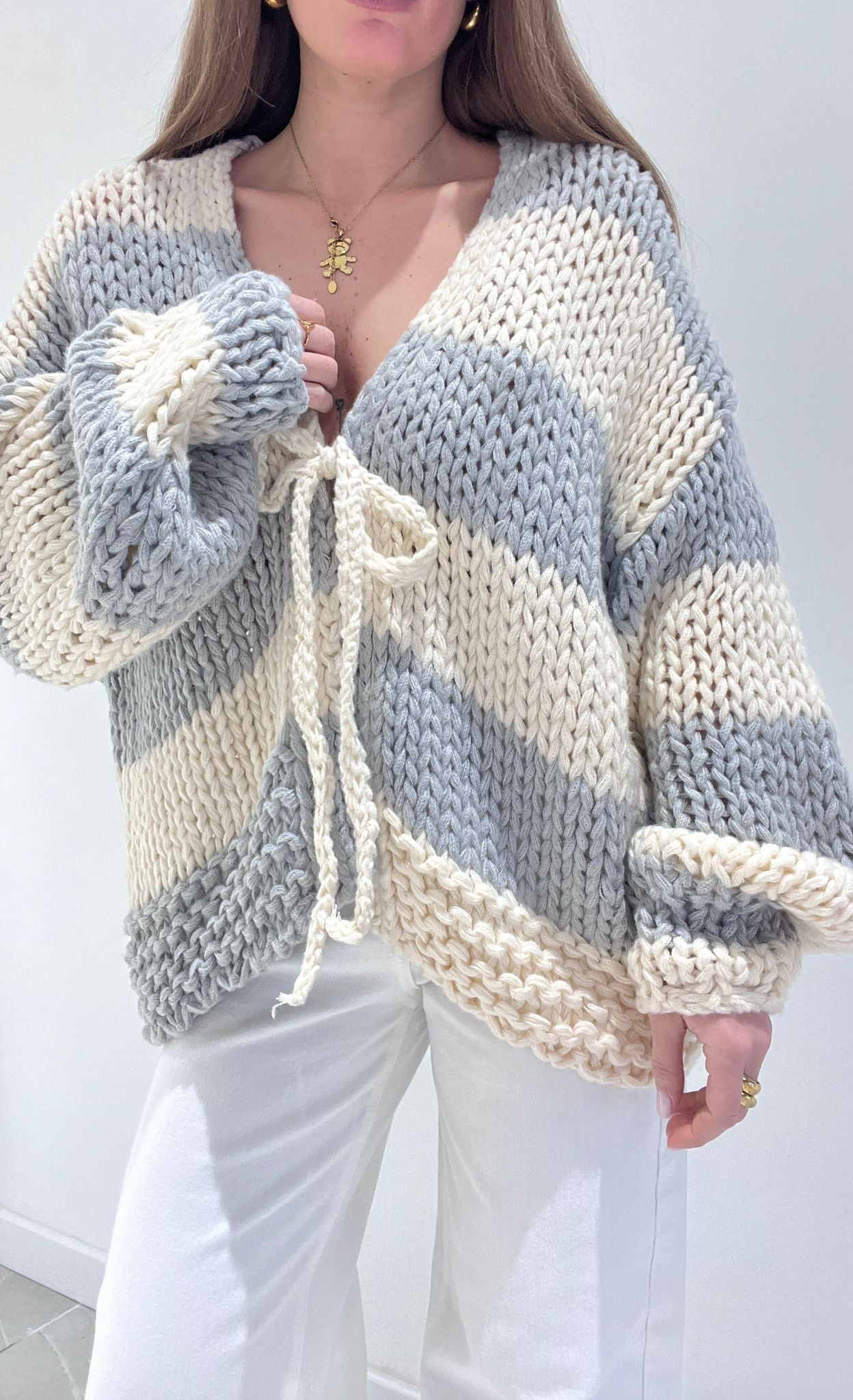 Cardigan Helen 5912 (grigio) - Frida Shop