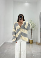 Cardigan Helen 5912 (grigio) - Frida Shop