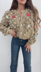 Cardigan MarìLuna 3087 (camel) - Frida Shop