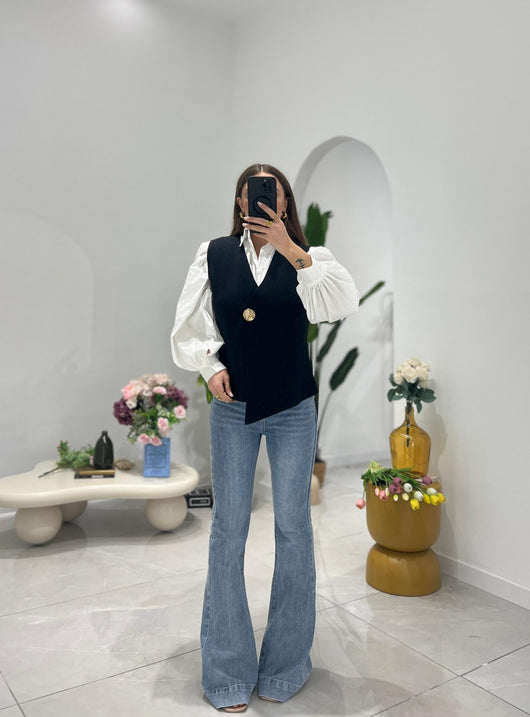 Cardigan Pixie 455 (nero) - Frida Shop