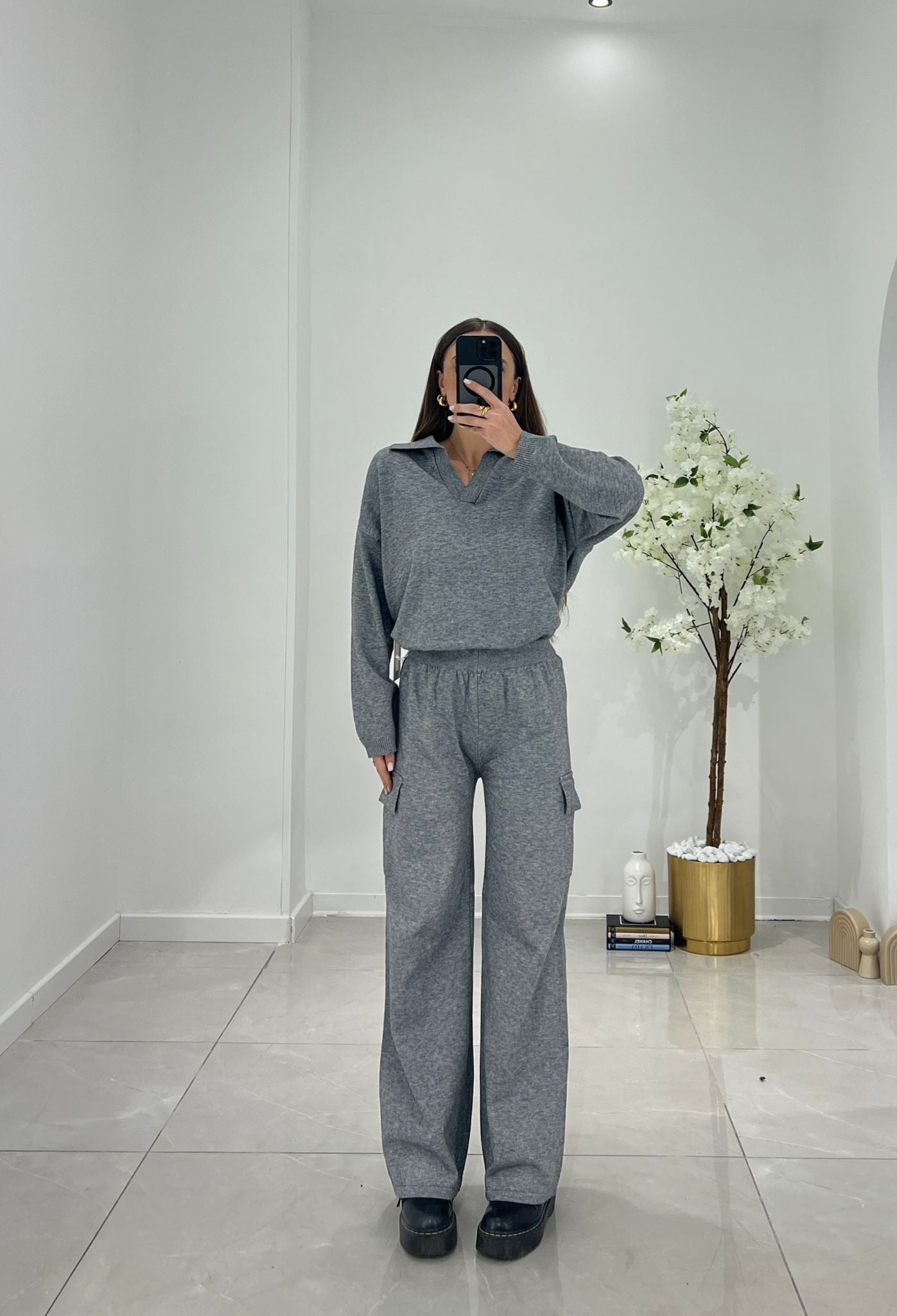 Coordinato Arisol 84751 (grigio) - Frida Shop