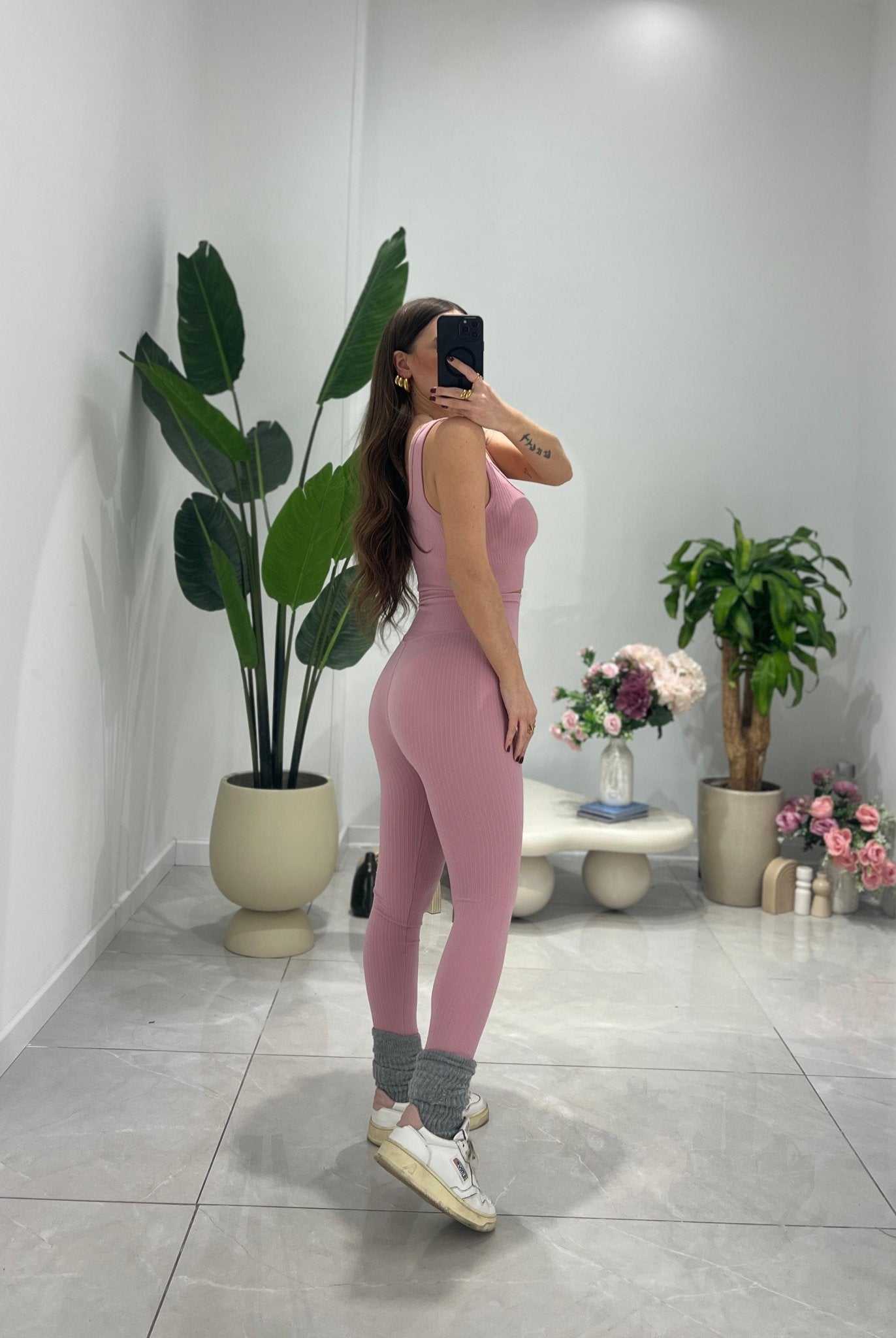 Coordinato Gym 1803 (rosa) - Frida Shop