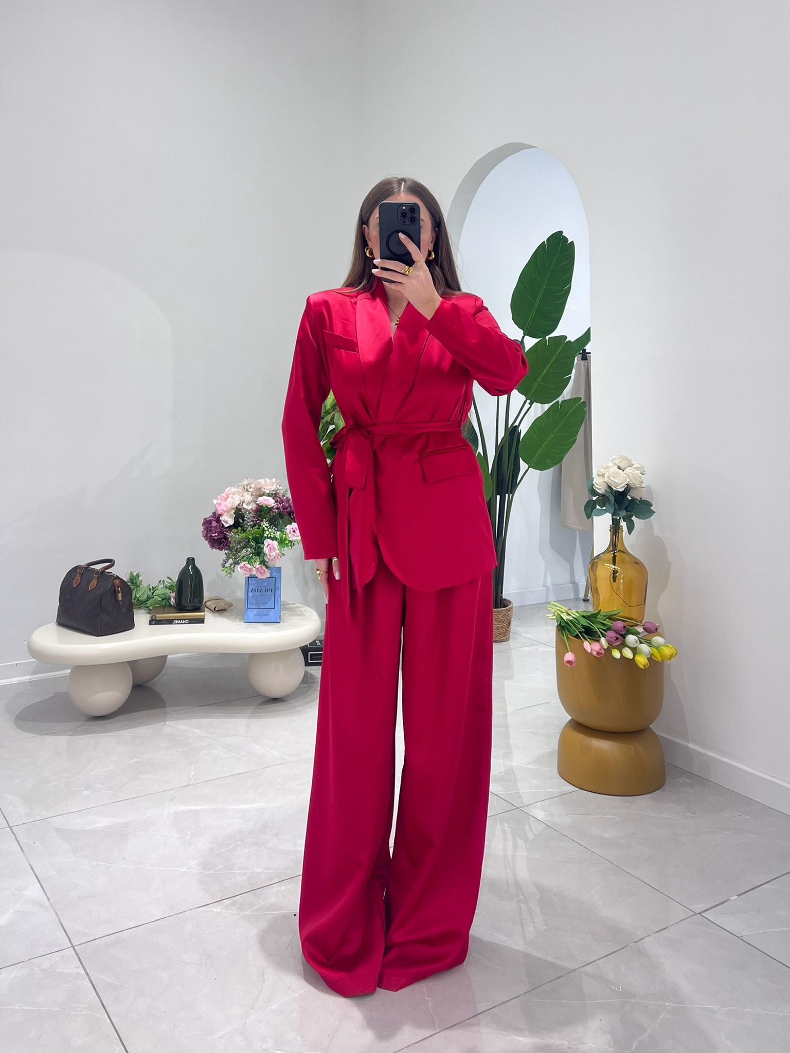 Coordinato Lien VTGC32 (rosso) - Frida Shop