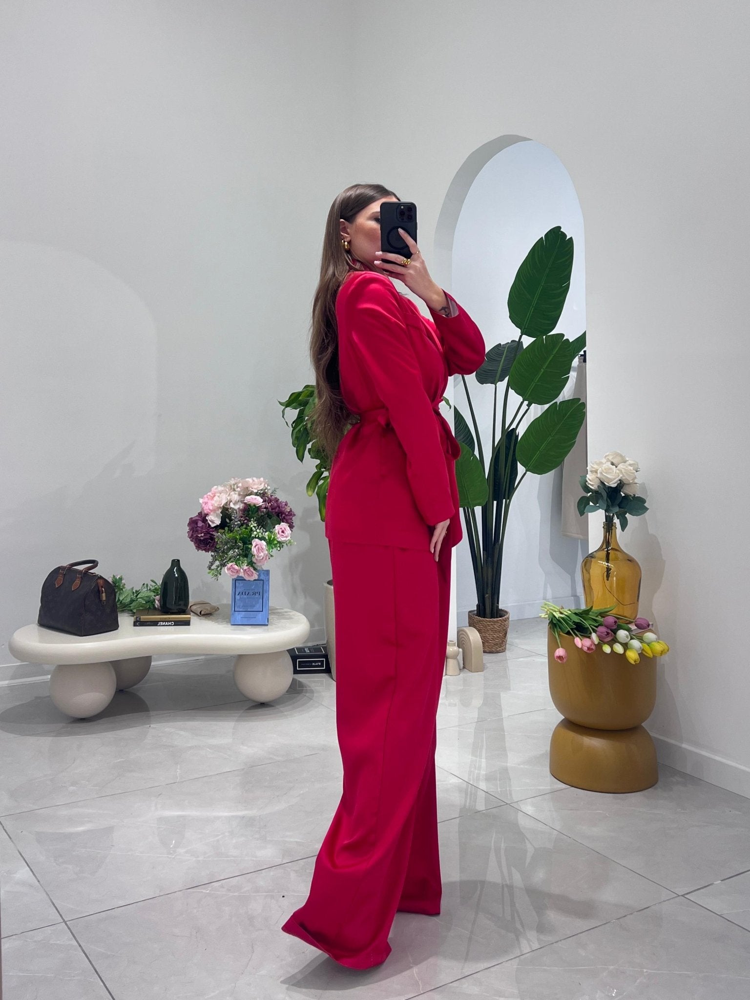 Coordinato Lien VTGC32 (rosso) - Frida Shop