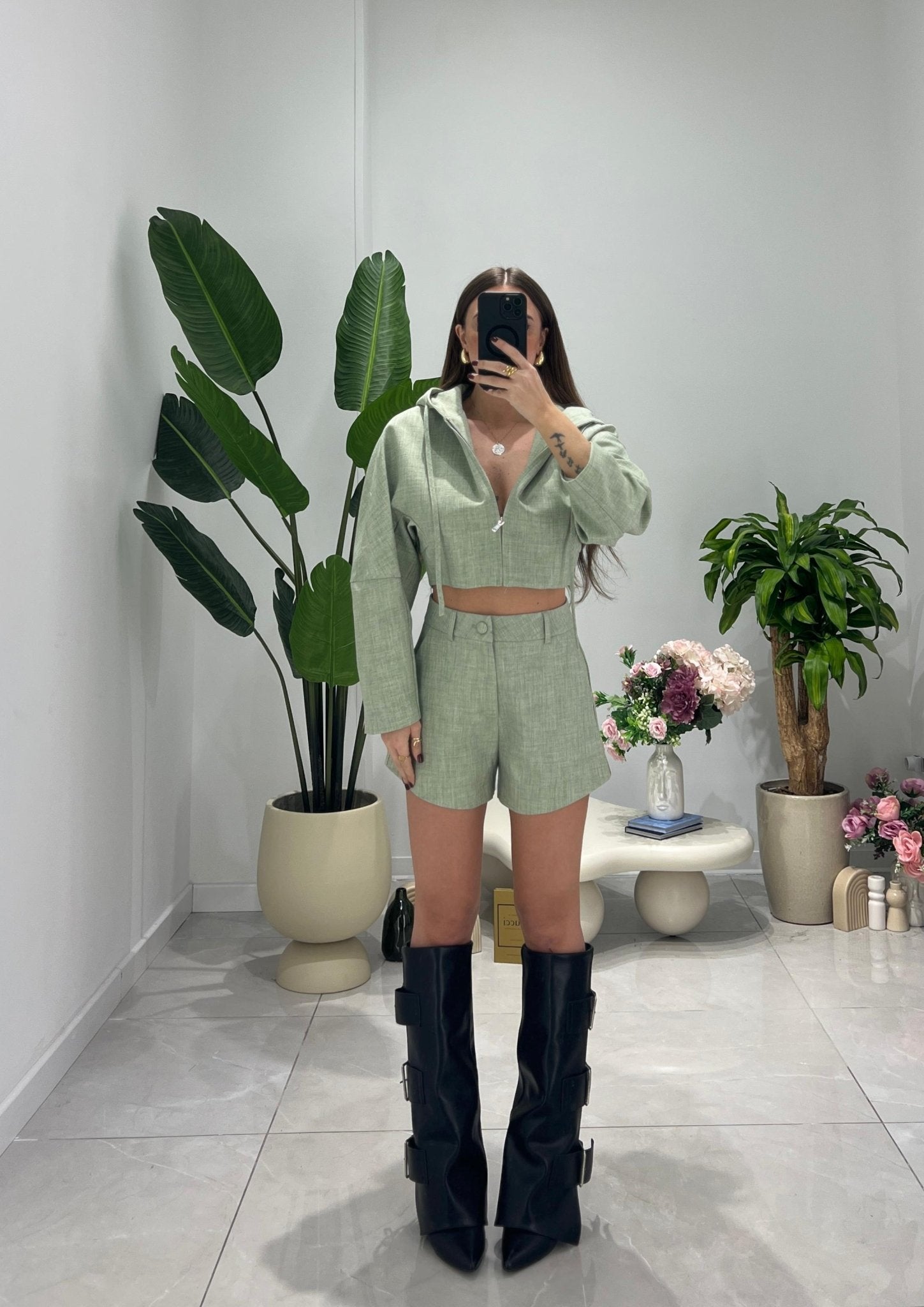 Coordinato Lopez 7587 - VERDE - Frida Shop