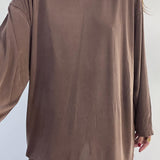 Coordinato Morena 2428(marrone) - Frida Shop