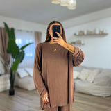 Coordinato Morena 2428(marrone) - Frida Shop