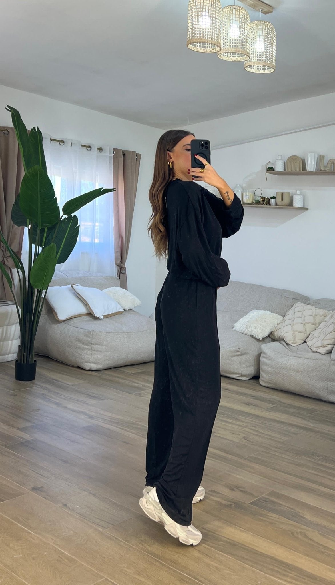 Coordinato Morena 2428(nero) - Frida Shop