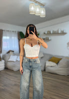 Corpetto Alyssa 9005 (bianco) - Frida Shop