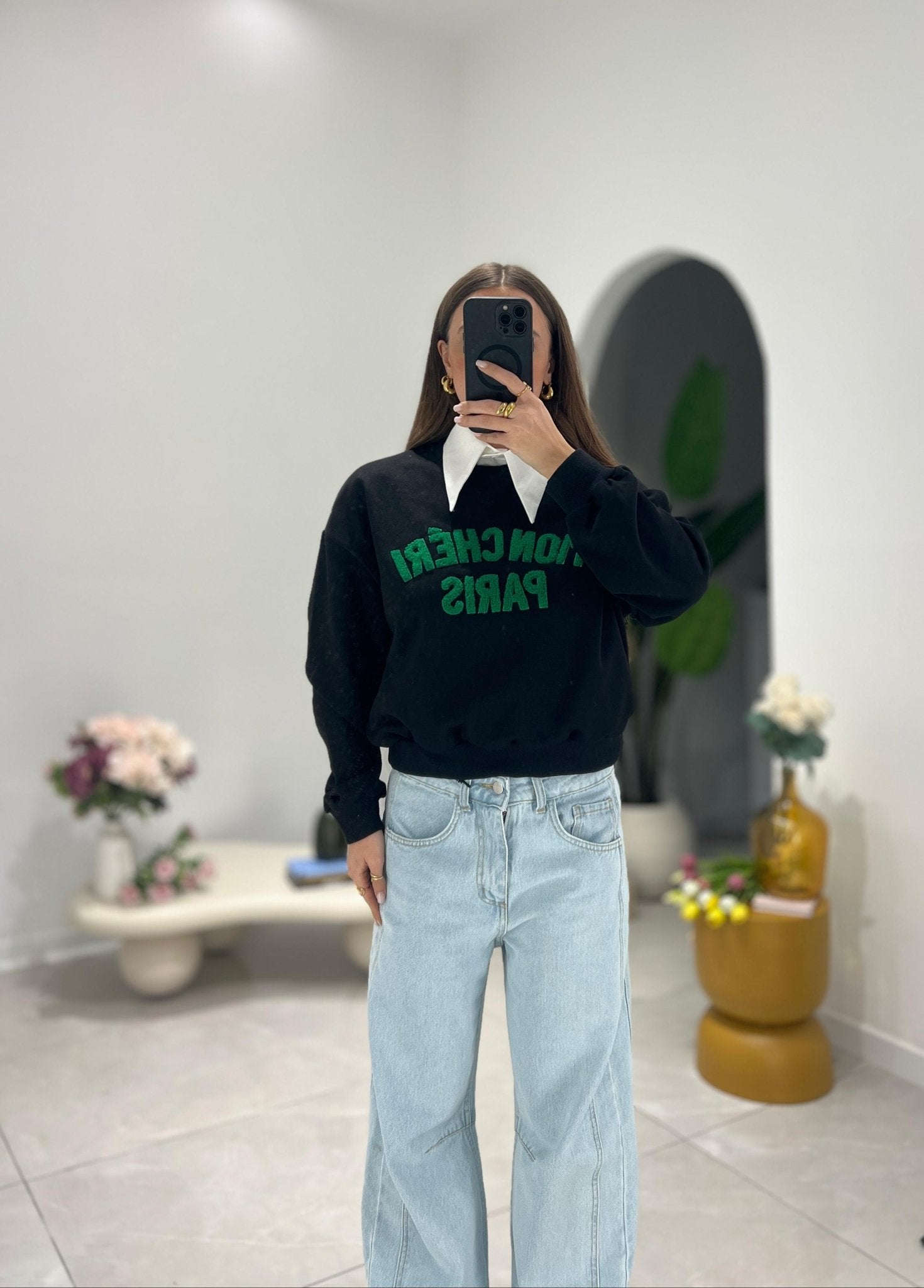 Felpa Buffy 61488 (nero) - Frida Shop