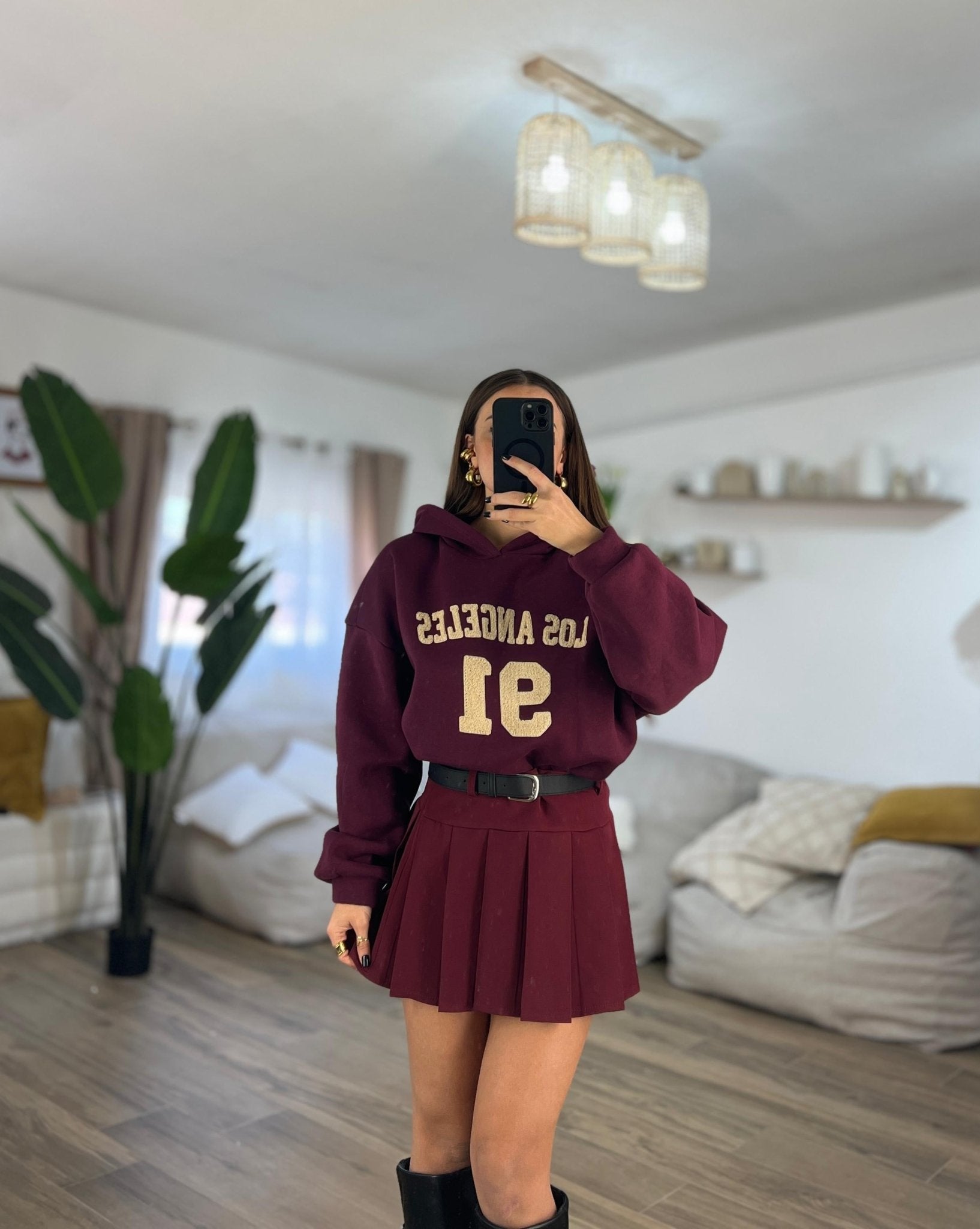 Felpa California 96407 (wine) - Frida Shop