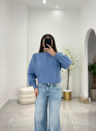Felpa Gabriella 3393 (Celeste) - Frida Shop