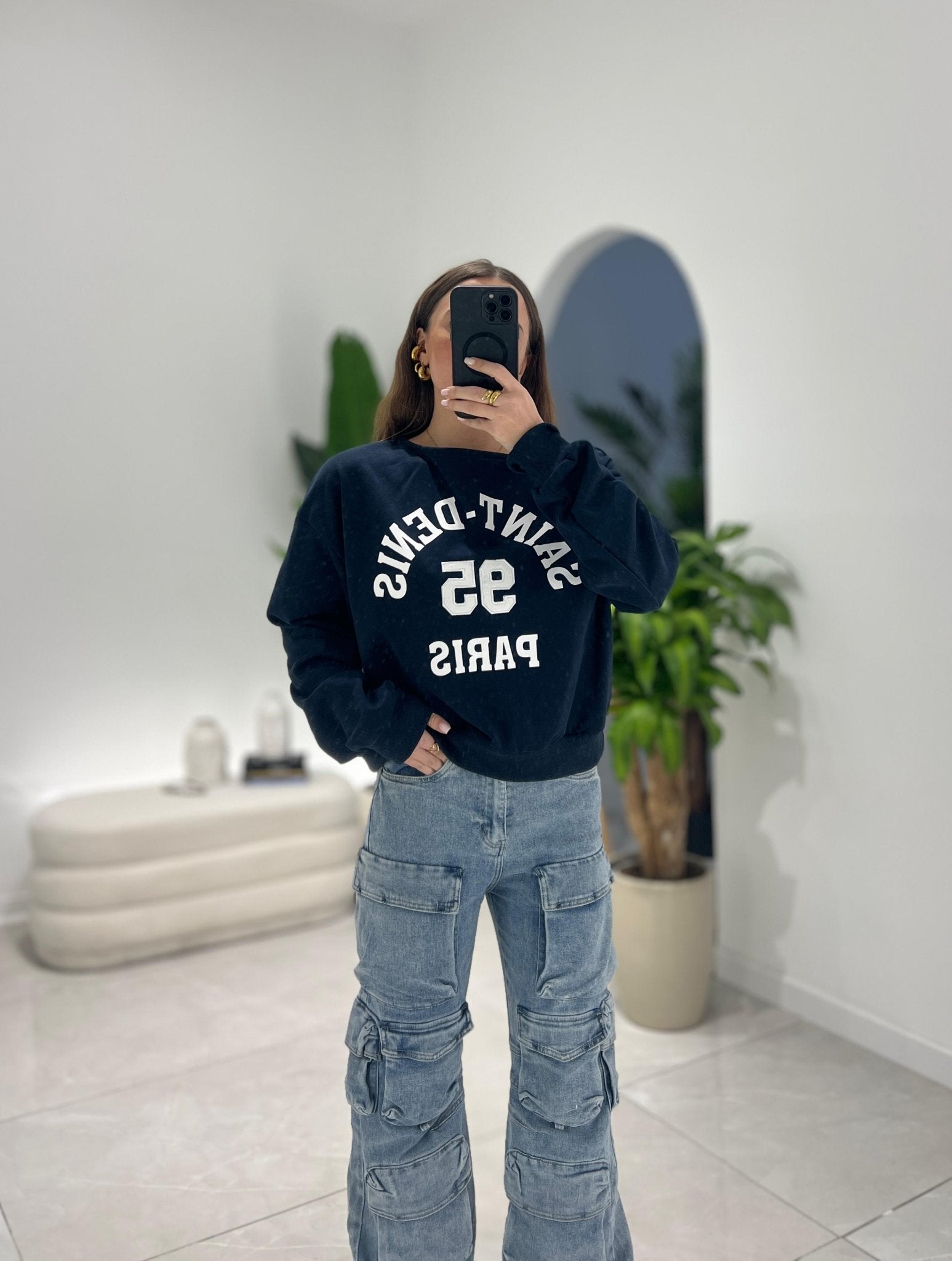 Felpa Jessy 61891 (blu) - Frida Shop