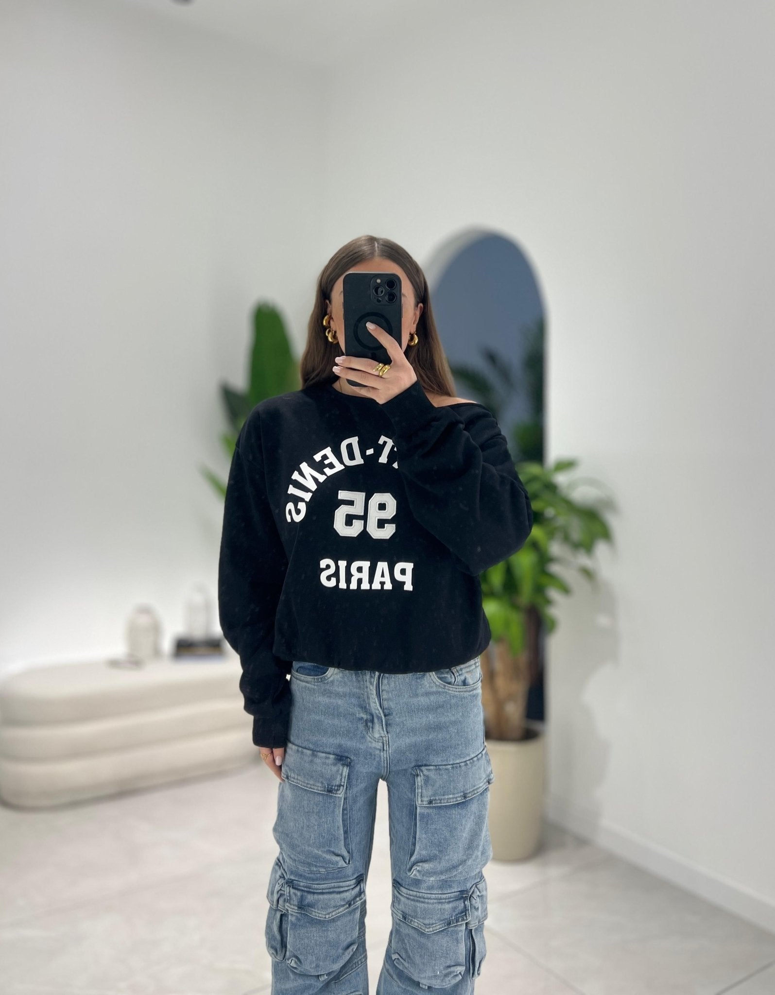 Felpa Jessy 61891 (nero) - Frida Shop