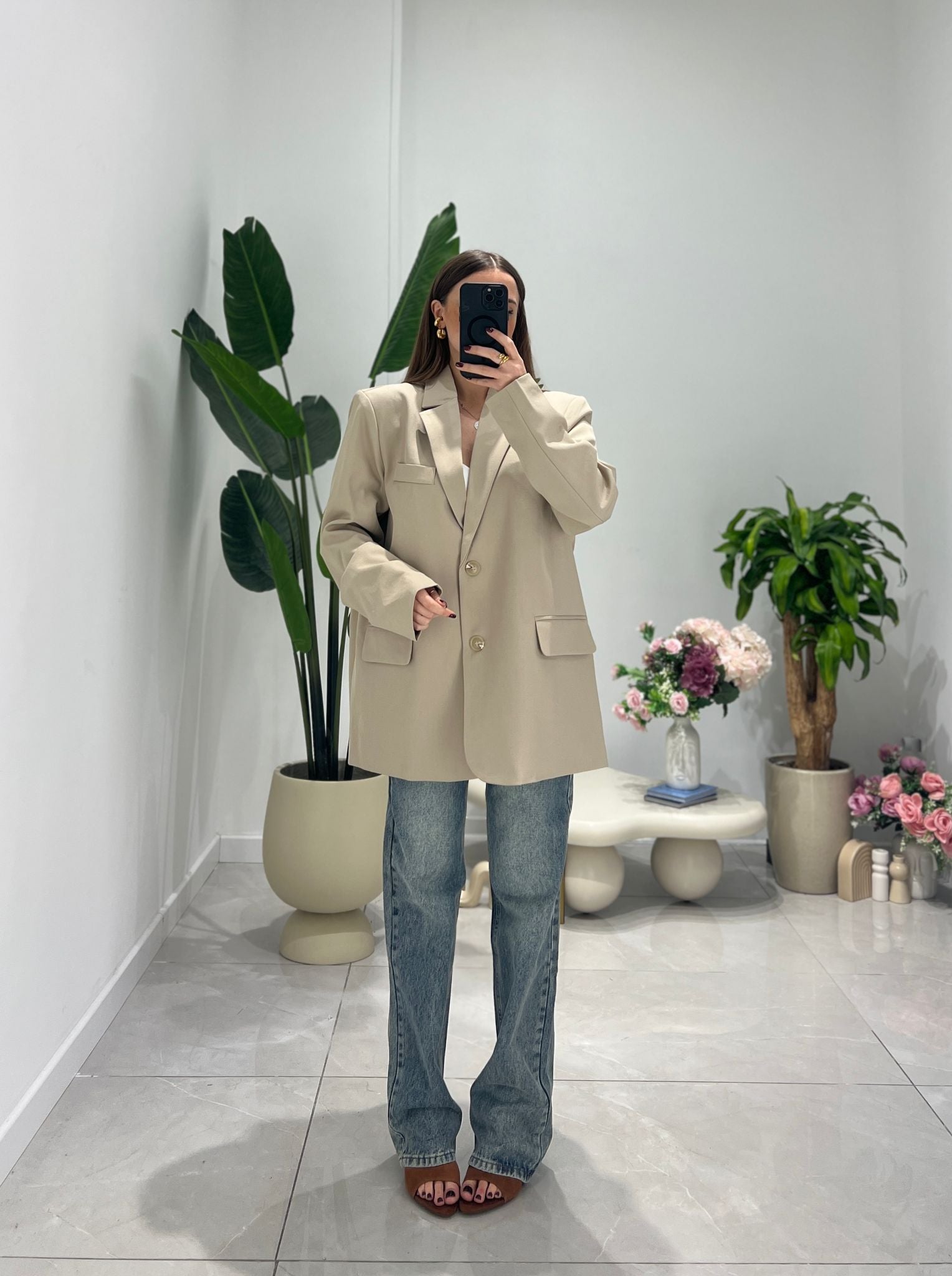 Giacca Clory FR - 24806 - BEIGE - Frida Shop