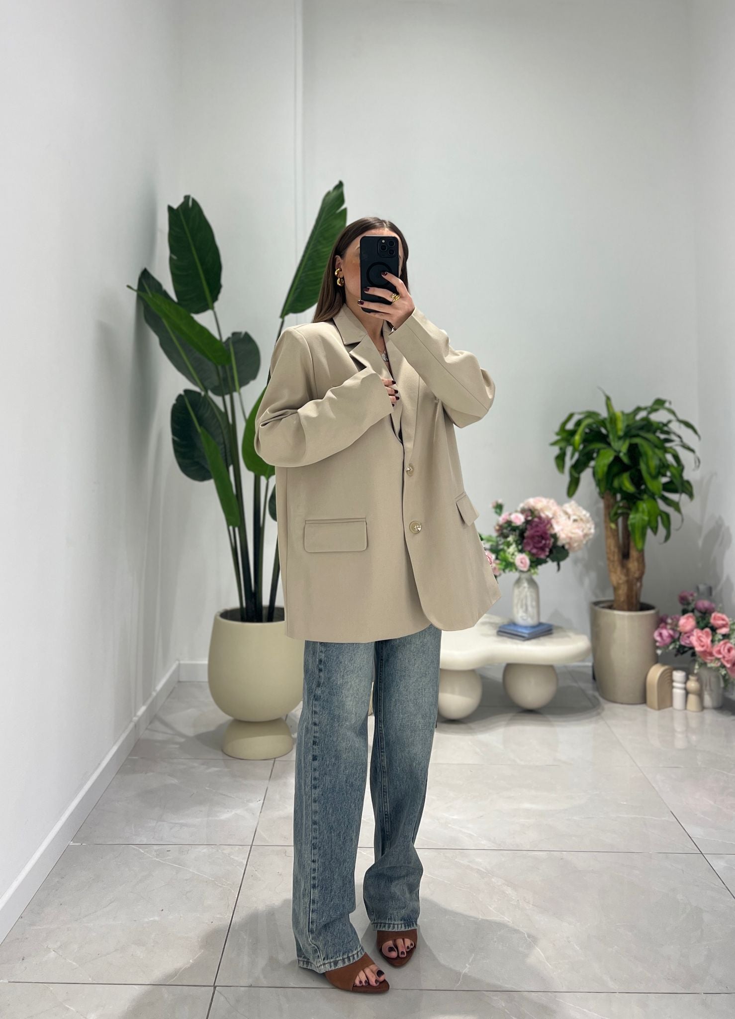Giacca Clory FR - 24806 - BEIGE - Frida Shop