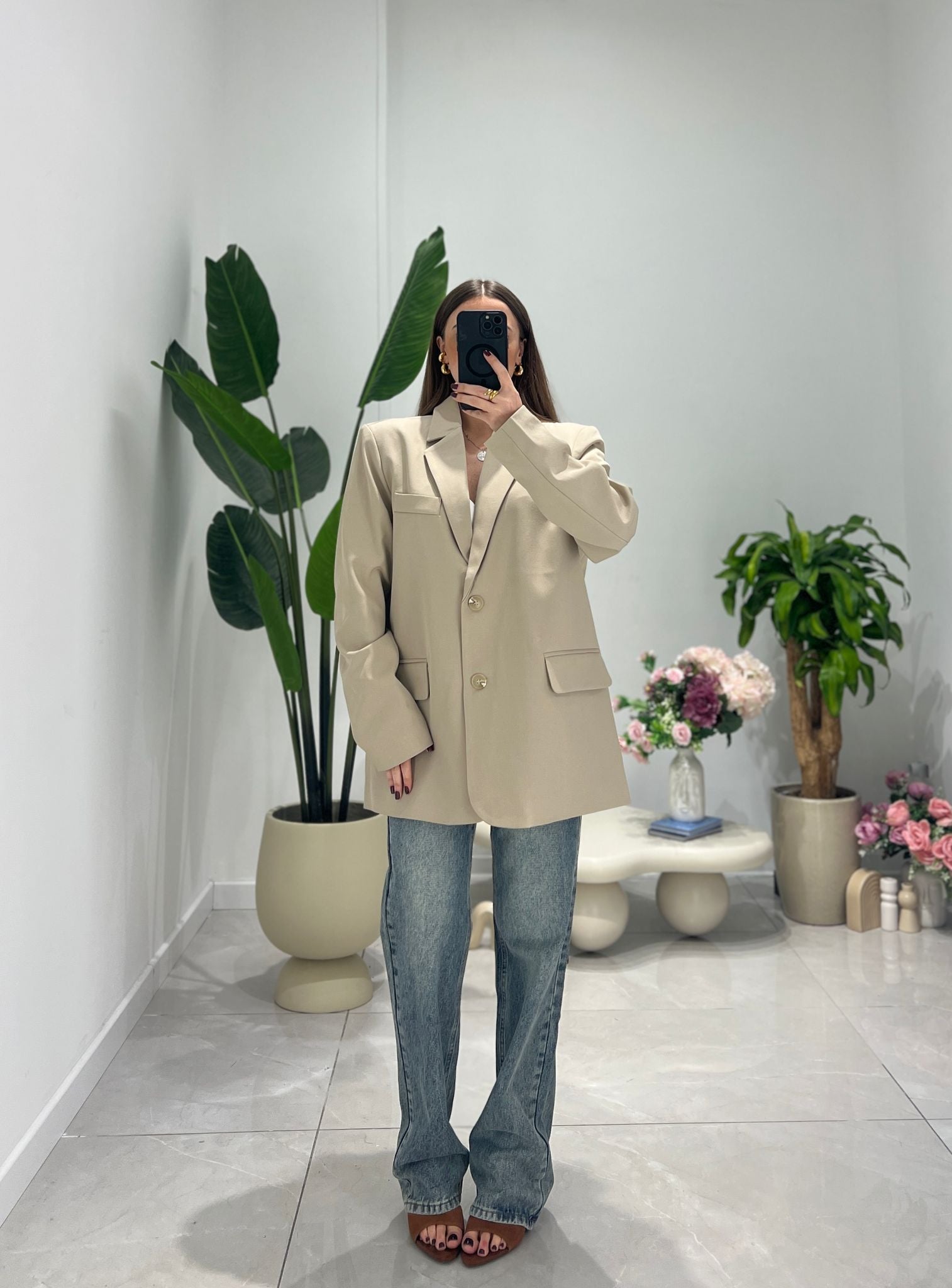 Giacca Clory FR - 24806 - BEIGE - Frida Shop