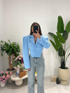 Giacca Orihana 6781 - AZZURRO - Frida Shop