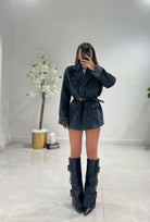 Giacca/Cappotto Flama 5859 (grigio) - Frida Shop