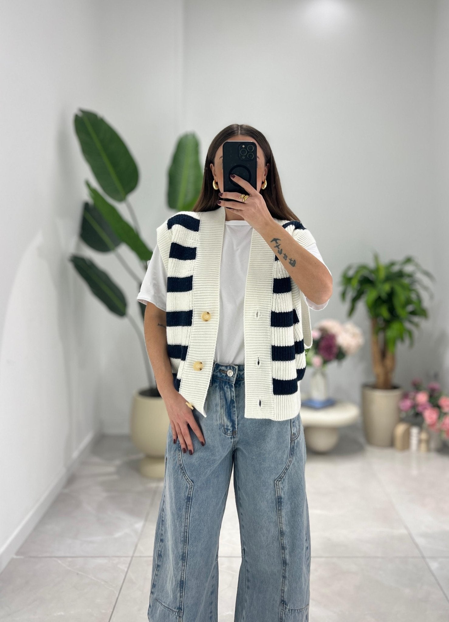 Gilet by Lumina 0049 (blu) - Frida Shop