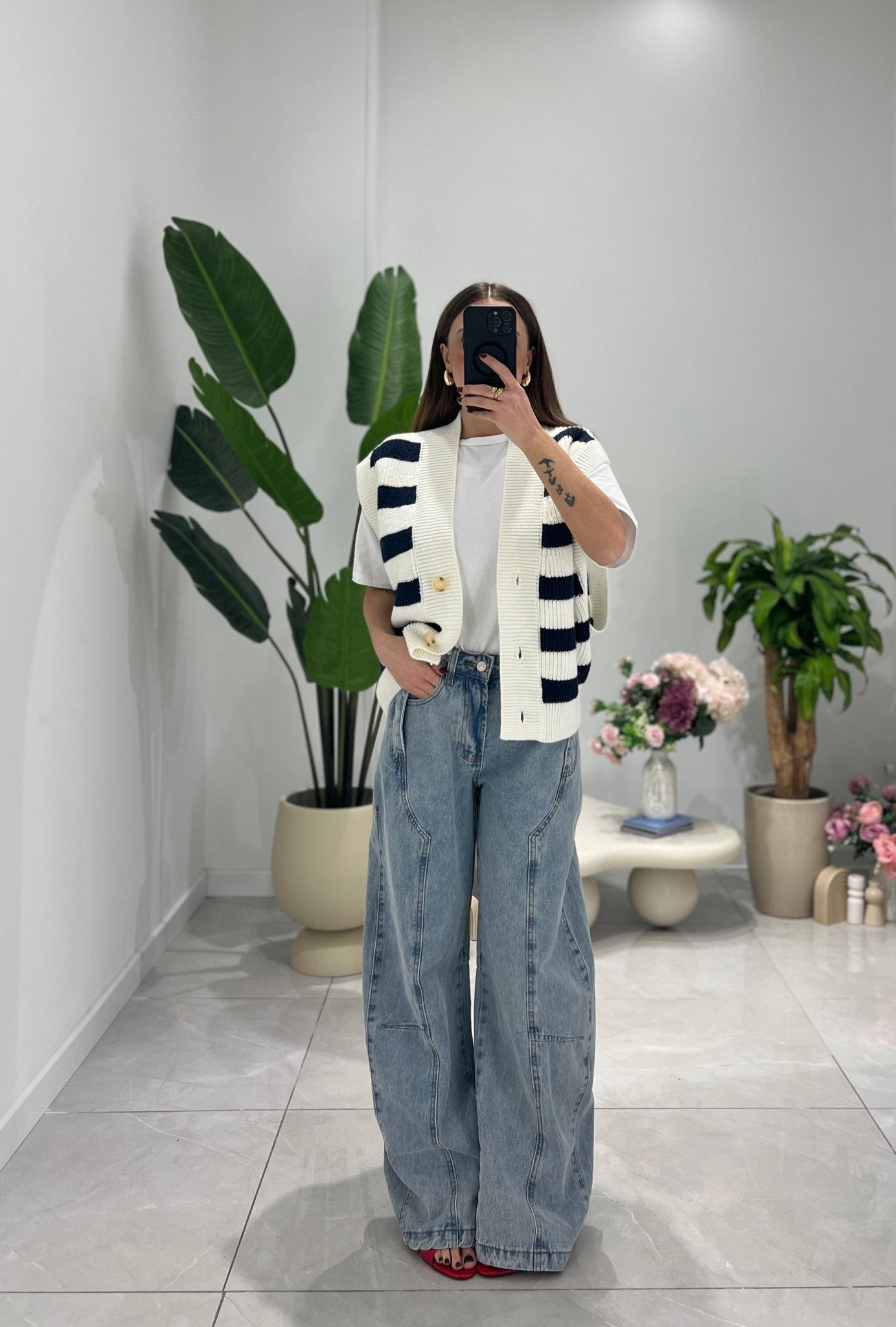 Gilet by Lumina 0049 (blu) - Frida Shop