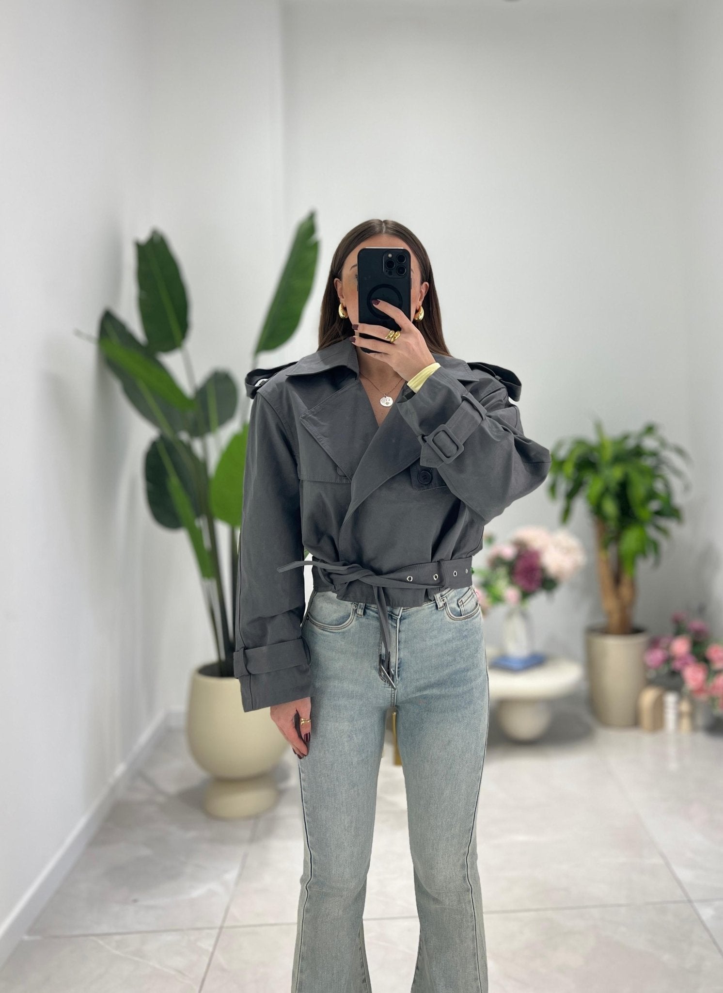 Giubbino Elis 9603(grigio) - Frida Shop