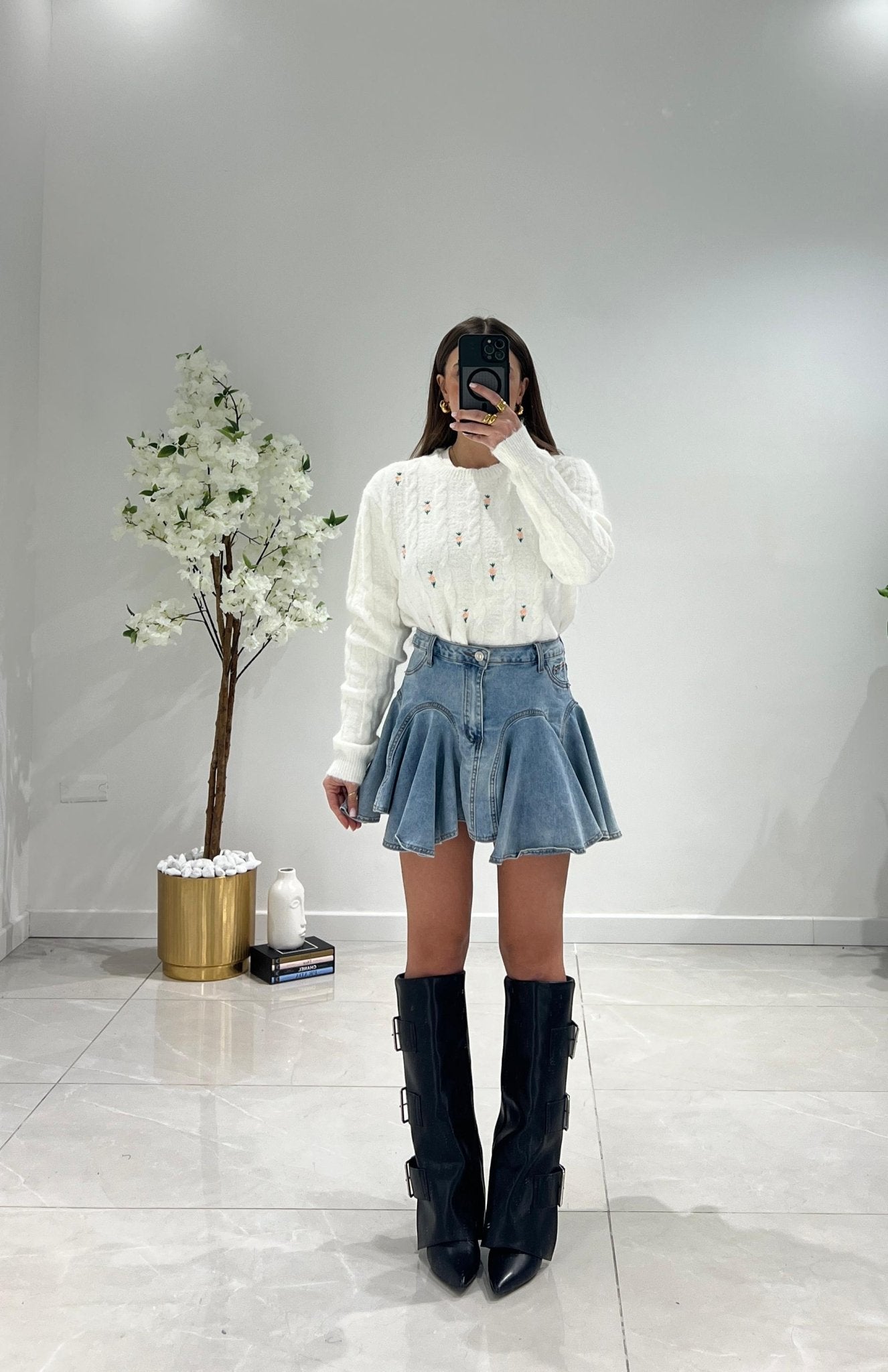 Gonna Bethel 21168 (denim) - Frida Shop