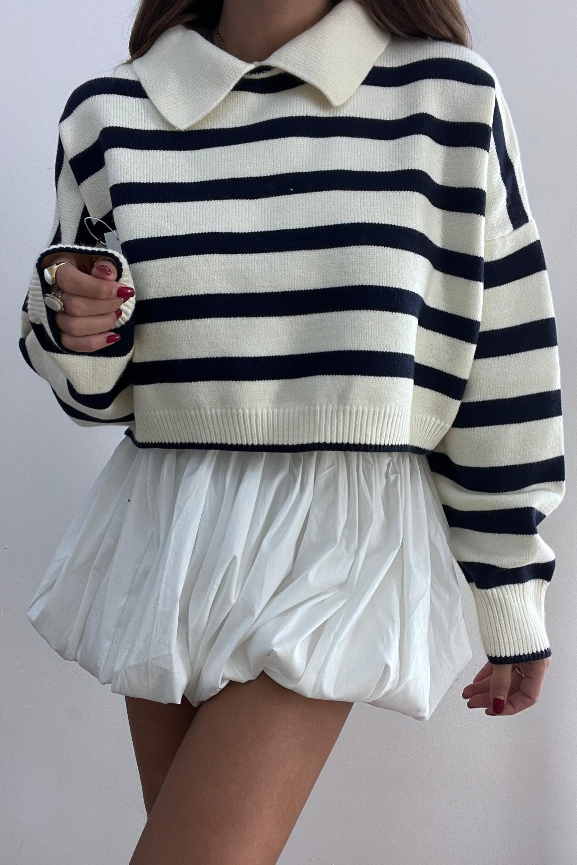 Gonna BonBon 6227(bianco) - Frida Shop