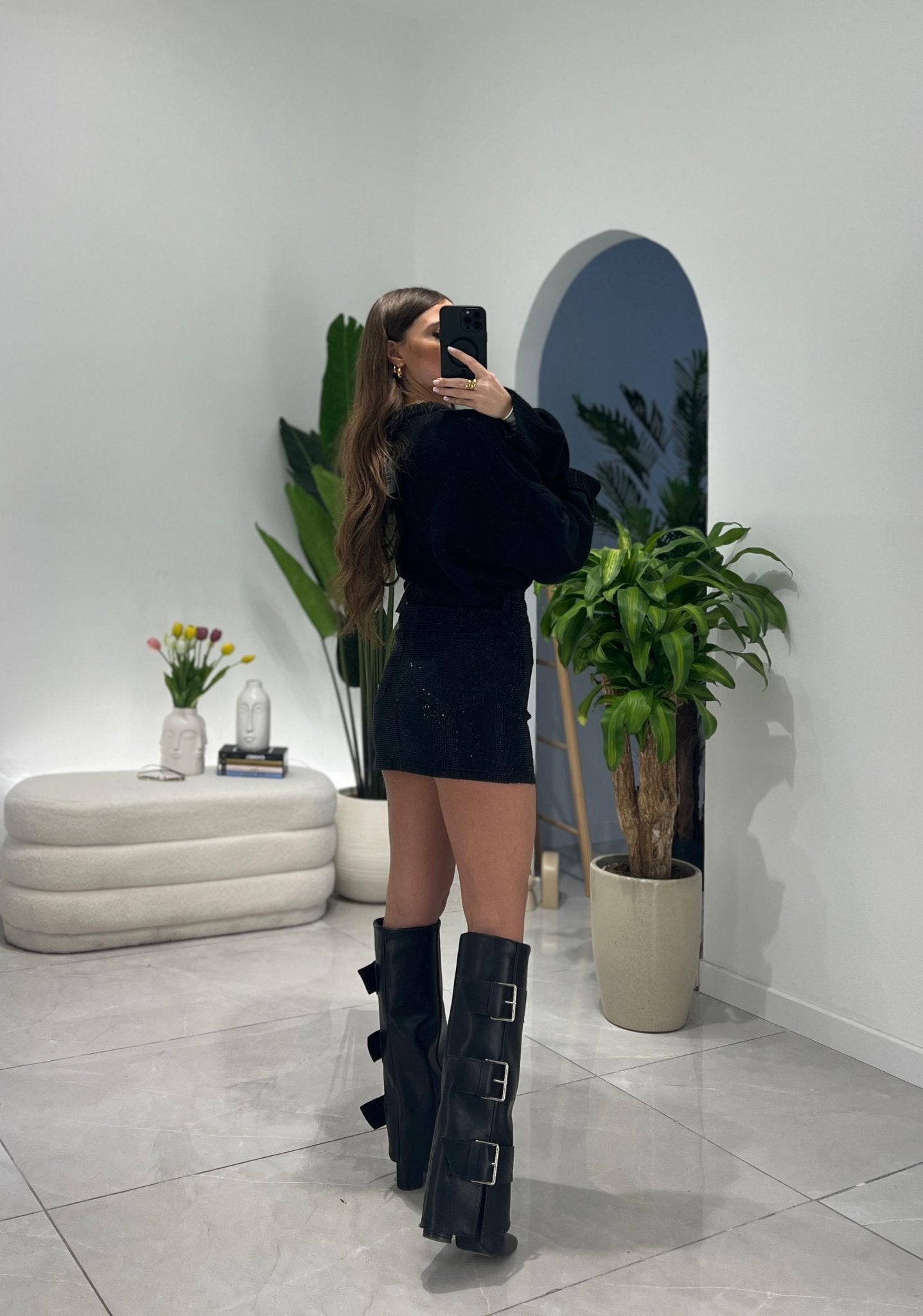 Gonna Kylie 731A - 1 (nero) - Frida Shop