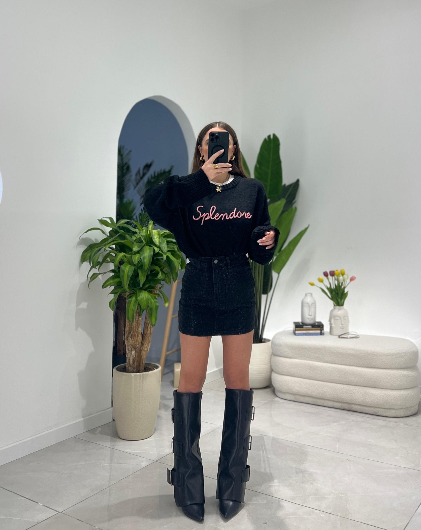 Gonna Kylie 731A - 1 (nero) - Frida Shop