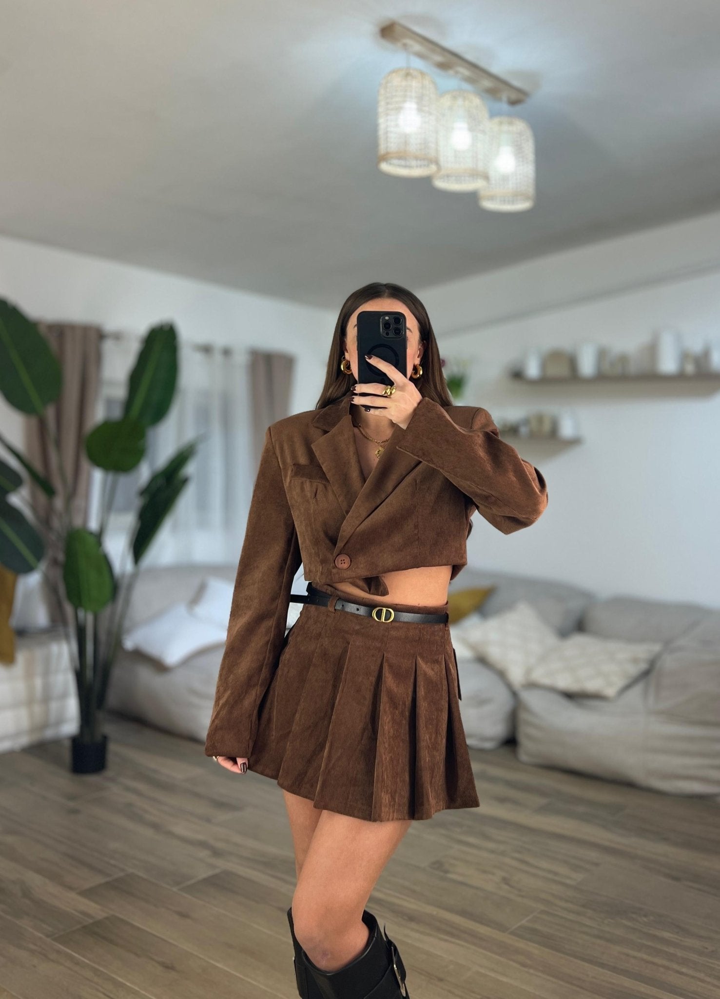 Gonna Leila 65449(marrone) - Frida Shop