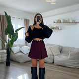 Gonna Mayra 8301(bordeaux) - Frida Shop