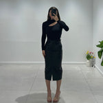 Gonna Nilufar 6206 (nero) - Frida Shop