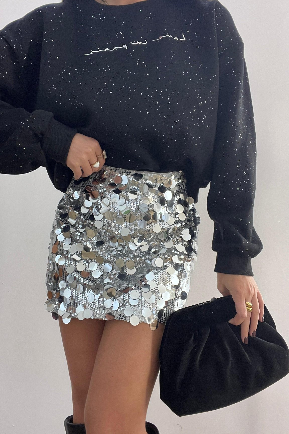 Gonna PartyStyle 23275 - 1(argento) - Frida Shop