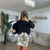 Gonna PartyStyle 23275 - 1(argento) - Frida Shop